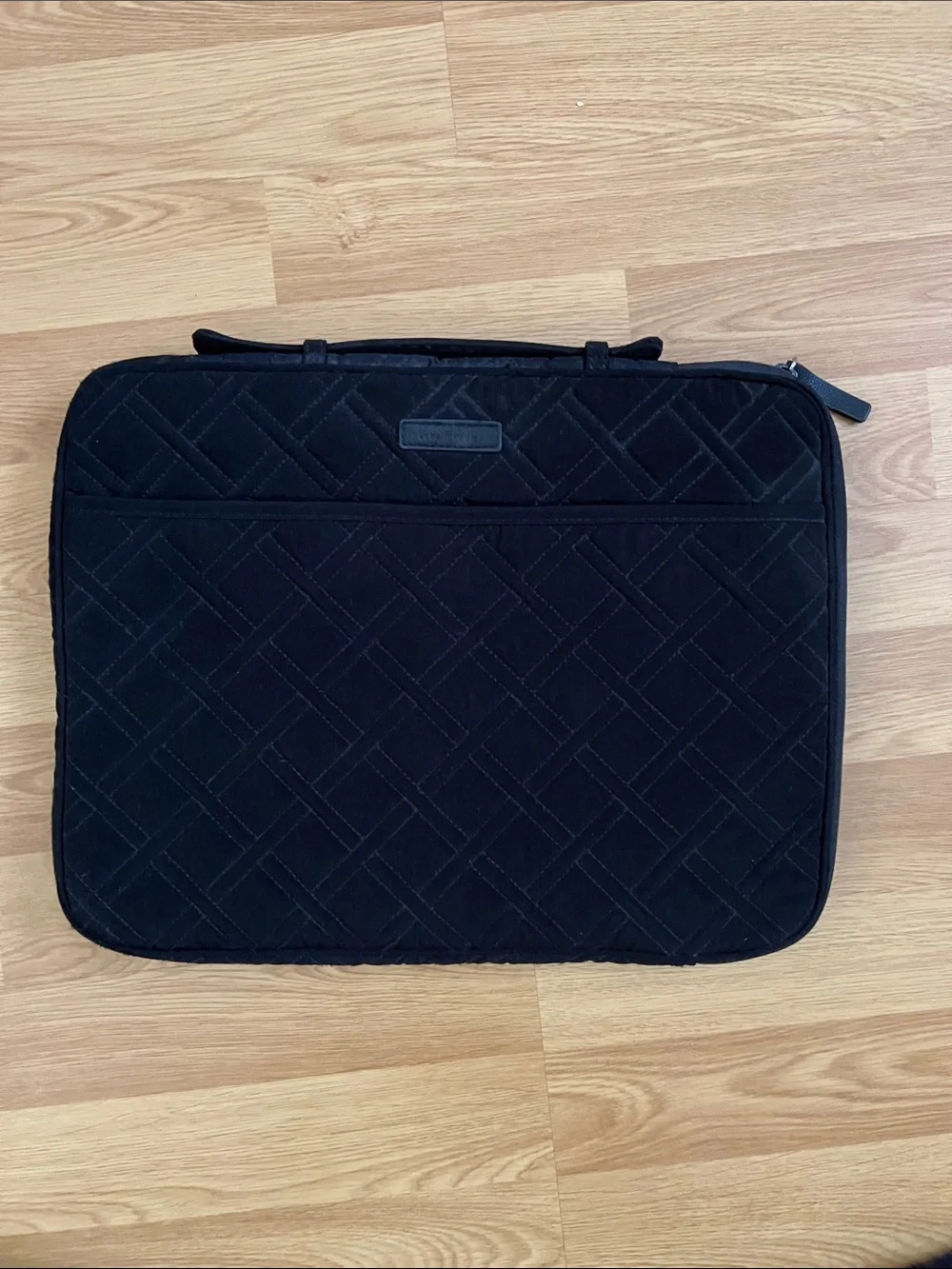 Vera Bradley Quilted Black Laptop Sleeve